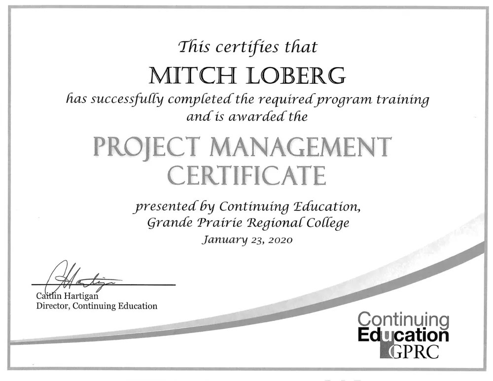 Project Management — Grande Prairie Regional College